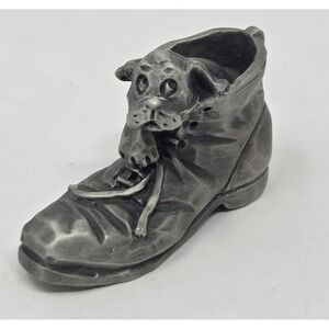 VINTAGE "No One Else Can Fill Your Shoes" Hallmark Little Gallery Pewter 1979